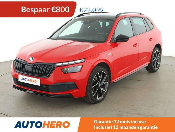 Skoda Kamiq 1.5 TSI ACT Monte Carlo (bj 2020, automaat), Auto's, Skoda, Te koop, Kamiq, ABS, Achteruitrijcamera, Airbags, Airconditioning