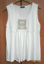 Mouwloze blouse van Sixth Sense, Kleding | Dames, Maat 38/40 (M), Verzenden, Beige, Zo goed als nieuw