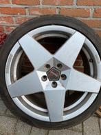 Volvo 18” Borbet velgen 5x108 als nieuw banden +_7mm, Auto-onderdelen, Ophalen, 18 inch, Gebruikt, All Season