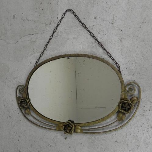 Art Deco spiegel met geslepen glas, 1936, Antiek en Kunst, Antiek | Spiegels, Verzenden