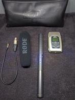 RØDE NTG-2 + Zoom H2 recorder met XLR – audio set, Ophalen of Verzenden, Zo goed als nieuw, Studiomicrofoon