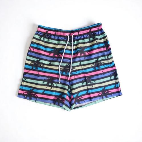 Zwembroek - short meerkleurig met palmbomen XXL, Kleding | Heren, Badmode en Zwemkleding, Zwemshort, Overige maten, Overige kleuren