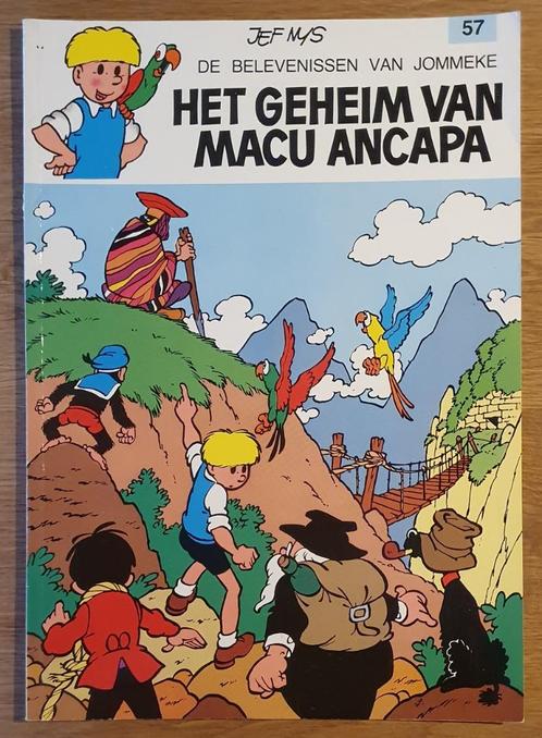 Jommeke - Het geheim van Macu Ancapa - 57 (1993) - Strip, Boeken, Stripverhalen, Zo goed als nieuw, Eén stripboek, Ophalen of Verzenden