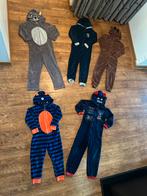 5x onesie / verkleedpak / pyjama maat 122-128 / 7-8 jaar, Ophalen
