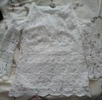 Caroline Biss, prachtige blouse, Maat 34 (XS) of kleiner, Ophalen of Verzenden, Wit, Zo goed als nieuw