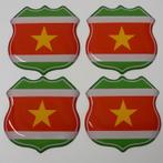 3D Suriname gel vlag stickers UV-bestendig, Envoi, Neuf, Autres types