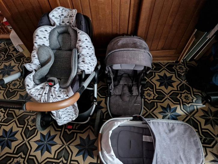 Maxi-cosi complete kinderwagen, Kinderen en Baby's, Kinderwagens en Combinaties, Gebruikt, Combiwagen, Maxi-Cosi, Luchtbanden