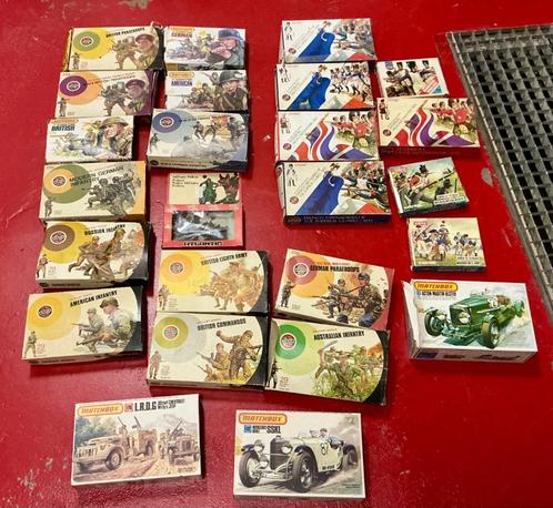 Collection de figurines militaires vintage AIRFIX, Hobby en Vrije tijd, Modelauto's | 1:43, Gebruikt, Overige merken, Ophalen of Verzenden