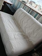 Comfortabele zetelbed / slaapbank in goede staat, Ophalen, Wit, Tweepersoons, 190 cm of minder