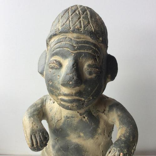 Terracotta klei Columbiaans beeldje, Antiquités & Art, Art | Sculptures & Bois, Enlèvement ou Envoi