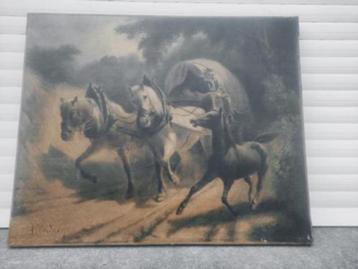 huile sur toile signe paul van der vin beschikbaar voor biedingen