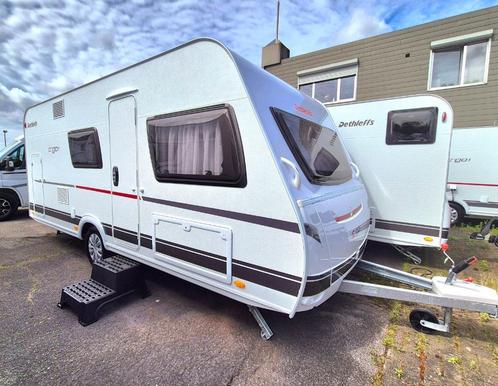 Dethleffs C'Go 495 QSK, Caravans en Kamperen, Caravans, Bedrijf, meer dan 6, 1250 - 1500 kg, Treinzit, Dethleffs, Dwarsbed, Dwars-stapelbed
