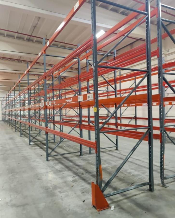 Palletstelling te koop MET HOUTPLATEN, Zakelijke goederen, Kantoor en Winkelinrichting | Magazijn, Stelling en Opslag, Ophalen
