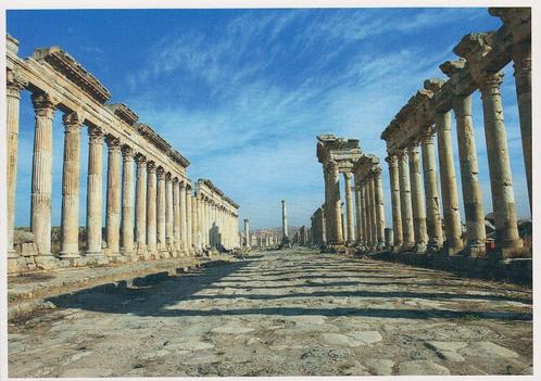 2021 - SYRIË - Apamea - Colonnadestraat, Verzamelen, Postkaarten | Buitenland, Ongelopen, Buiten Europa, 1980 tot heden, Verzenden