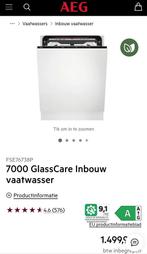 AEG7000 GlassCare Inbouw vaatwasser FSE76738P, Enlèvement, Encastré, Classe énergétique A ou plus économe