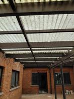 Afdak 10m x 5m (golfplaten en houten balken) GRATIS, Doe-het-zelf en Bouw, Ophalen, Gebruikt, Overige typen, 15 m² of meer