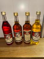 4 verschillende flessen liqueur, Enlèvement ou Envoi, Neuf, Autres types, Pleine