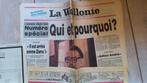 Assassinat Andre COOLS. Journaux la Wallonie, Enlèvement ou Envoi, Journal
