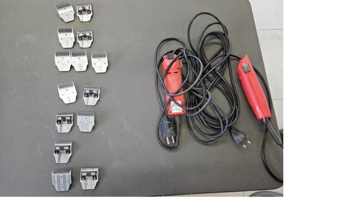 Aesculap - Scheermachine, scheerkoppen en opzetkammen., Dieren en Toebehoren, Overige Dieren-accessoires, Gebruikt, Ophalen