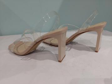 622C* H&M - sexy nude en transparante sandalen (39) beschikbaar voor biedingen
