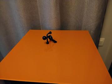 Magneetbord schrijfbord glas oranje 45 x 45 beschikbaar voor biedingen