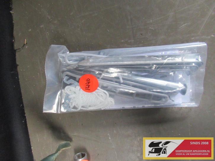 tentenspanners, haken, touw nr. 1440, Caravans en Kamperen, Caravanaccessoires, Gebruikt, Ophalen of Verzenden