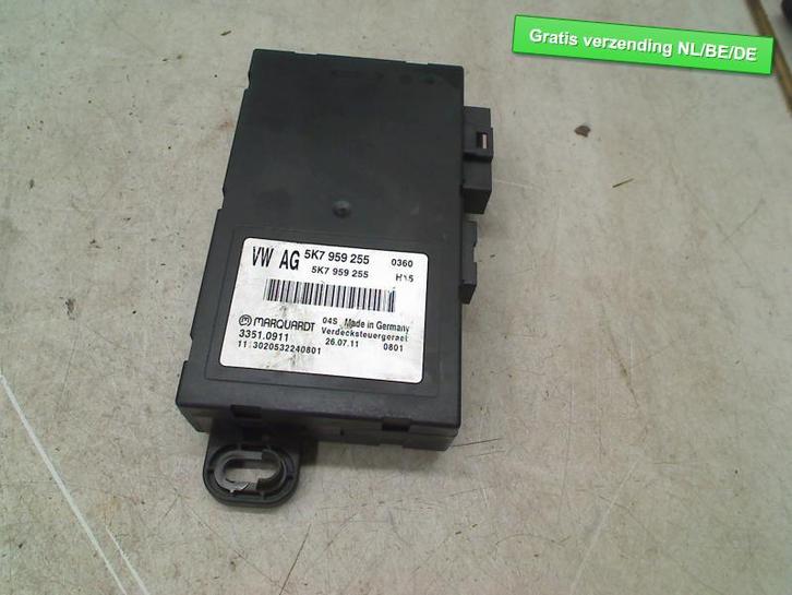 COMPUTER CABRIOKAP Golf VI Cabrio (1K) (5K7959255), Auto-onderdelen, Elektronica en Kabels, Volkswagen, Gebruikt