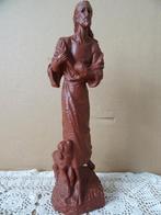 Antiek Jezusbeeld of vintage Jezusbeeld 27cm B. S. J. Venlo, Ophalen of Verzenden