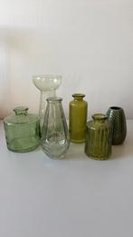 Allerhande kleinere groene vaasjes, Ophalen, Zo goed als nieuw