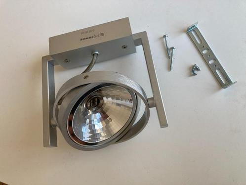 Verstelbare spotlamp van Philips (wand of plafond) Eco Halog, Huis en Inrichting, Lampen | Spots, Zo goed als nieuw, Plafondspot of Wandspot