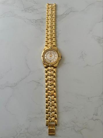 Swistar Quartz Elegance gouden horloge met stalen band beschikbaar voor biedingen