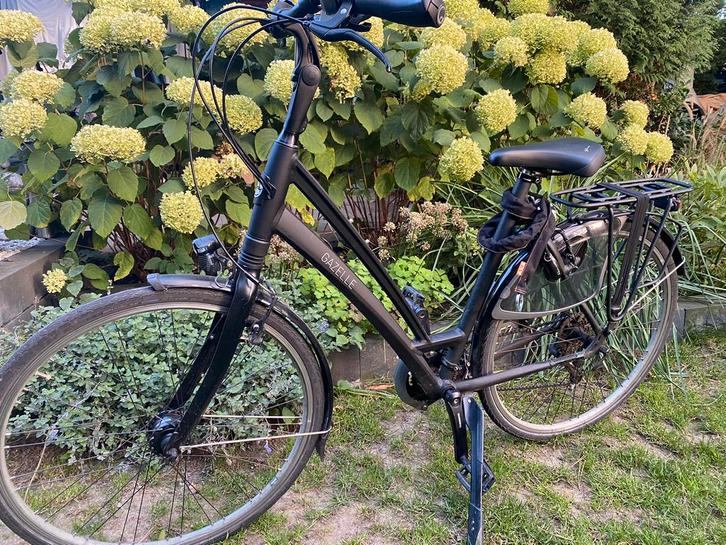 Gazelle Chamonix T27 (d 57} damesfiets, Fietsen en Brommers, Fietsen | Dames | Damesfietsen, Gazelle, Versnellingen, 53 tot 56 cm