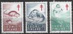 Finland 1961 - Yvert 512-514 - Tegen de Tuberculose (ST), Postzegels en Munten, Postzegels | Europa | Scandinavië, Finland, Verzenden