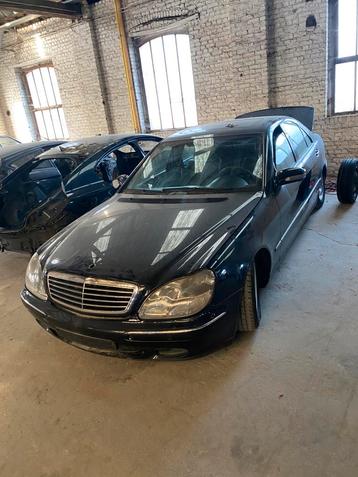 Mercedes-Benz S320 diesel voor onderdelen, Auto's, Automaat, Zwart, 4 cilinders, Bedrijf