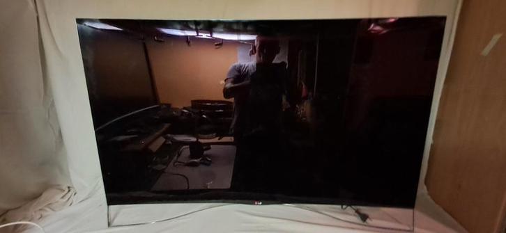 LG 55" OLED Gebogen Scherm, Audio, Tv en Foto, Televisies, Niet werkend, OLED, LG, Ophalen