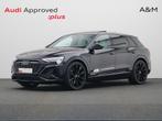 Audi Q8 e-tron Q8 e-Tron 89 kWh 50 Quattro S line, Auto's, Audi, Automaat, Q8, Zwart, Elektrisch