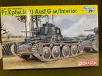 Dragon 1/35 6290 German PzKpfw 38t G tank met interieur, Hobby en Vrije tijd, Overige merken, Tank, 1:32 tot 1:50, Ophalen of Verzenden