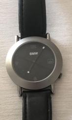 Zeer zeldzaam horloge met BMW-vermelding, Handtassen en Accessoires, Horloges | Heren, Leer, Staal, Polshorloge, Zo goed als nieuw