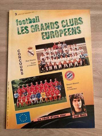 Magazine Football Les Grands Clubs Europeens 1989 nummer 3 beschikbaar voor biedingen