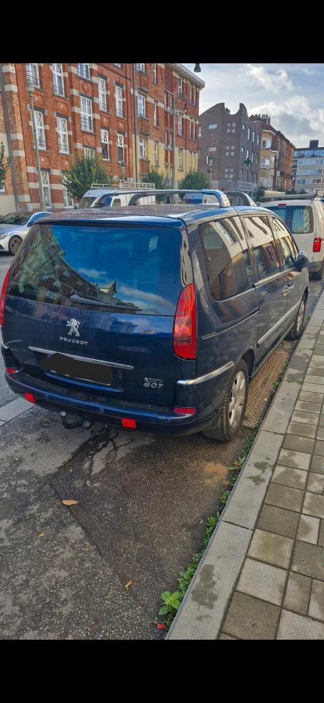Peugeot 807 — 7 zitplaatsen — Goede staat, klaar om te rijde, Auto's, Peugeot, Particulier, Airbags, Dakrails, Radio, Trekhaak