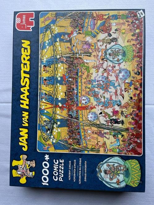 Set van 2 - Jan Van Haasteren puzzels - 1000 stukken (2), Hobby en Vrije tijd, Denksport en Puzzels, Zo goed als nieuw, Legpuzzel