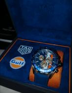 Tag Heuer formula 1 edition gulf, Enlèvement ou Envoi, Cuir, TAG Heuer, Acier