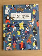 Prentenboek 'Wat grote mensen de hele dag doen' - Oogappel, Ophalen of Verzenden, Zo goed als nieuw, Morgand Virginie, Prentenboek