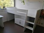 Bed halfhoogslaper met bureau en opbergruimtes, Kinderen en Baby's, Ophalen, Gebruikt, Halfhoogslaper