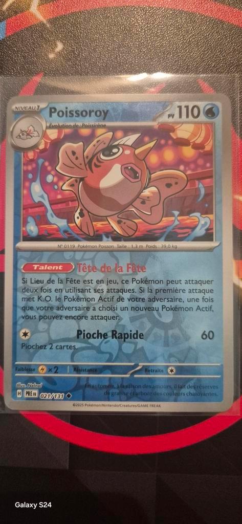 Poissoroy, Hobby en Vrije tijd, Verzamelkaartspellen | Pokémon, Nieuw, Losse kaart, Ophalen of Verzenden