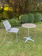 Tuintafel en stoel, Tuin en Terras, Tuintafels, Ophalen, Gebruikt