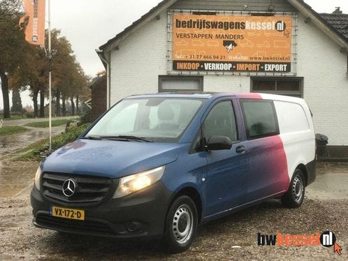 Mercedes-Benz Vito 114 CDI Euro 5 L3 Dubbel Cabine Airco, Auto's, Bestelwagens en Lichte vracht, Bedrijf, ABS, Airconditioning