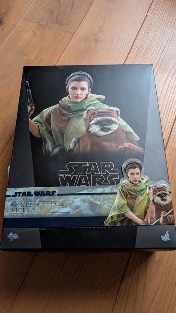 Hot Toys Star Wars: Prinses Leia & Wicket-figuur beschikbaar voor biedingen