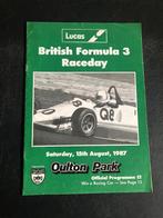 programme F3 Oulton Park Formule 3, Enlèvement ou Envoi