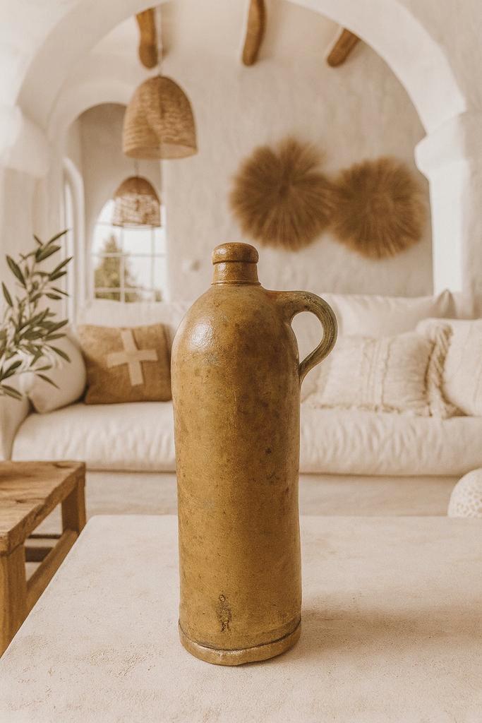 Oude kruik in aardewerk, Huis en Inrichting, Woonaccessoires | Vazen, Ophalen of Verzenden